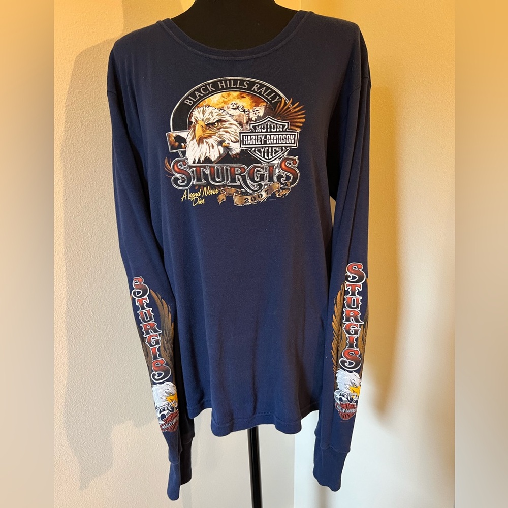 Harley Davidson Sturgis 2007 Long Sleeve Top